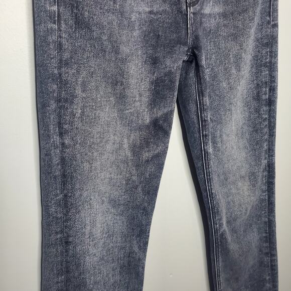 MOTHER Denim The Pixie Dazzler Skimp in Train Stops Jeans Size 26 Grey Acid Wash - Picture 12 of 16